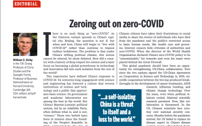 Editorial: Zeroing out on zero-COVID