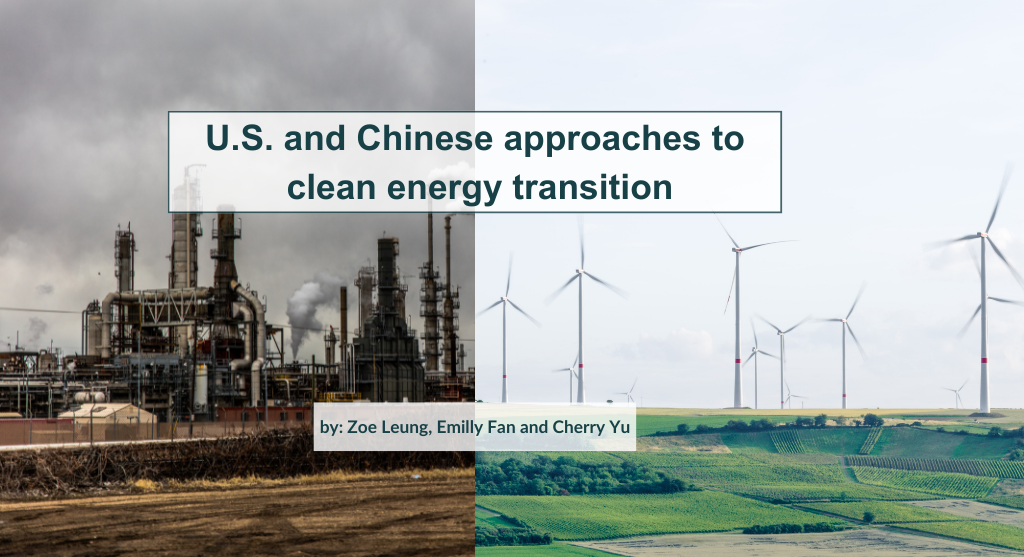 Report: U.S. and Chinese approaches to clean energy transition  